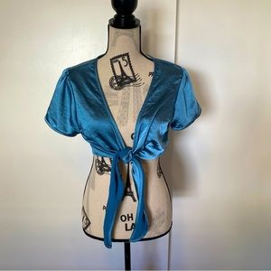 Urban Outfitters Cropped Tie Top